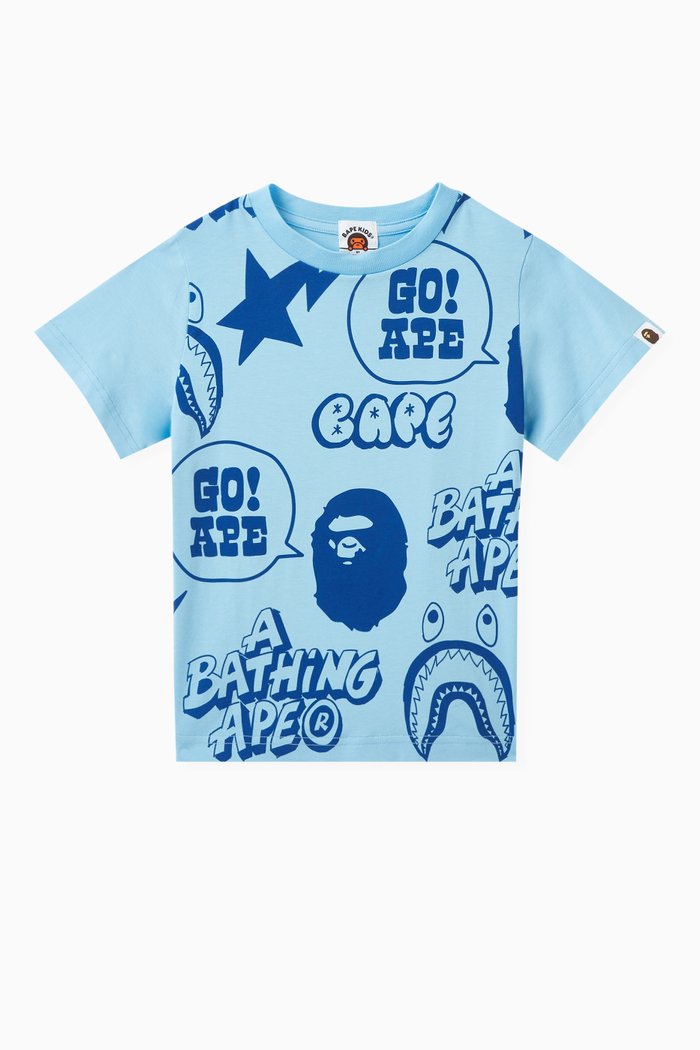 

Graffiti Loose-fit T-shirt in Cotton-jersey, Neutral