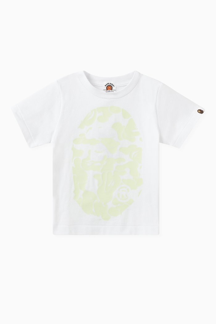 Glow-in-the-dark Graphic T-shirt in Cotton-jersey, White