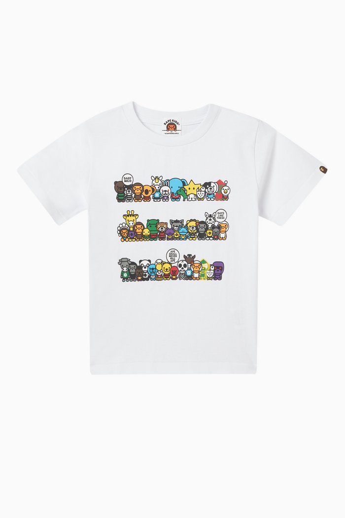 

Milo A-to-Z Hoop T-shirt in Cotton-jersey, White