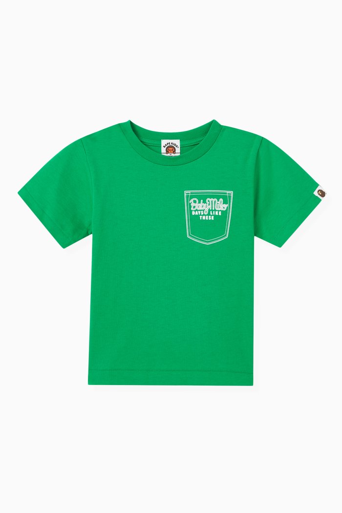 

Baby Milo Pocket-print T-shirt in Cotton-jersey, Green