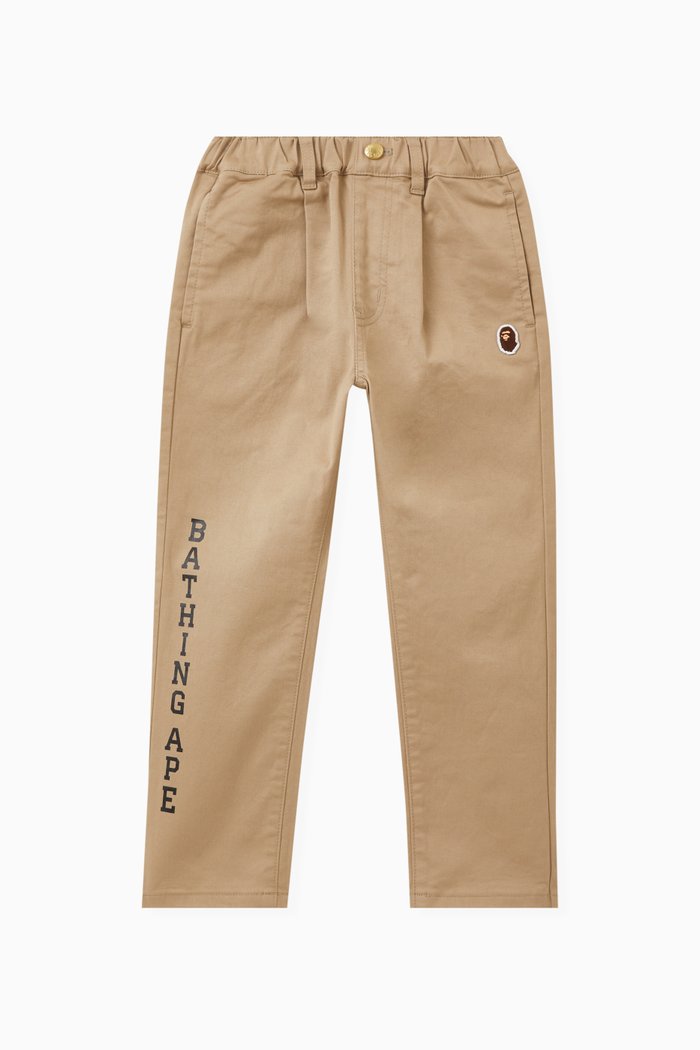 

Ape Tuck Chino Pants in Cotton, Neutral