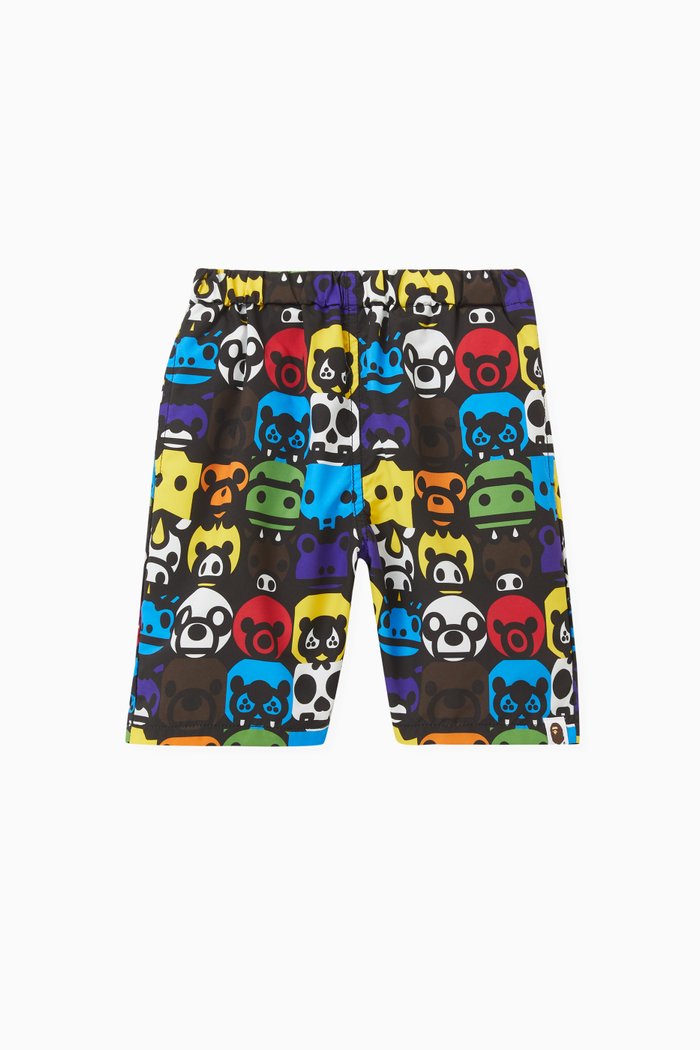 

Milo Safari Beach Shorts in Cotton-fleece, Multicolour