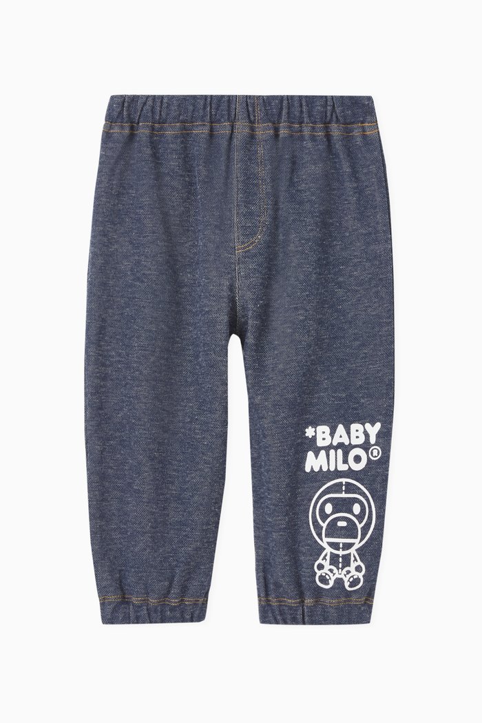 Baby Milo Toy Pants in Cotton-blend, Blue
