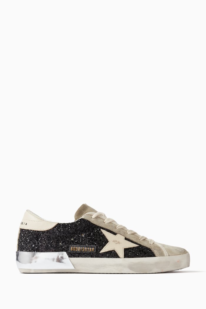 

Super-Star Sneakers in Suede, Black