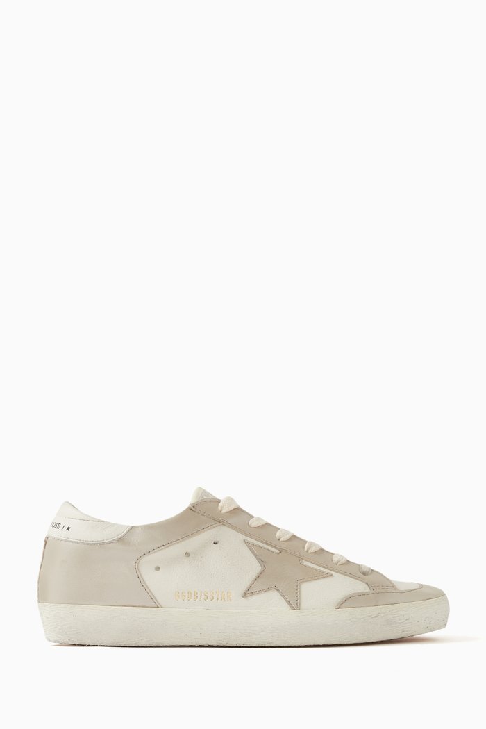 

Super-star Low-top Sneakers in Nappa Leather, Neutral