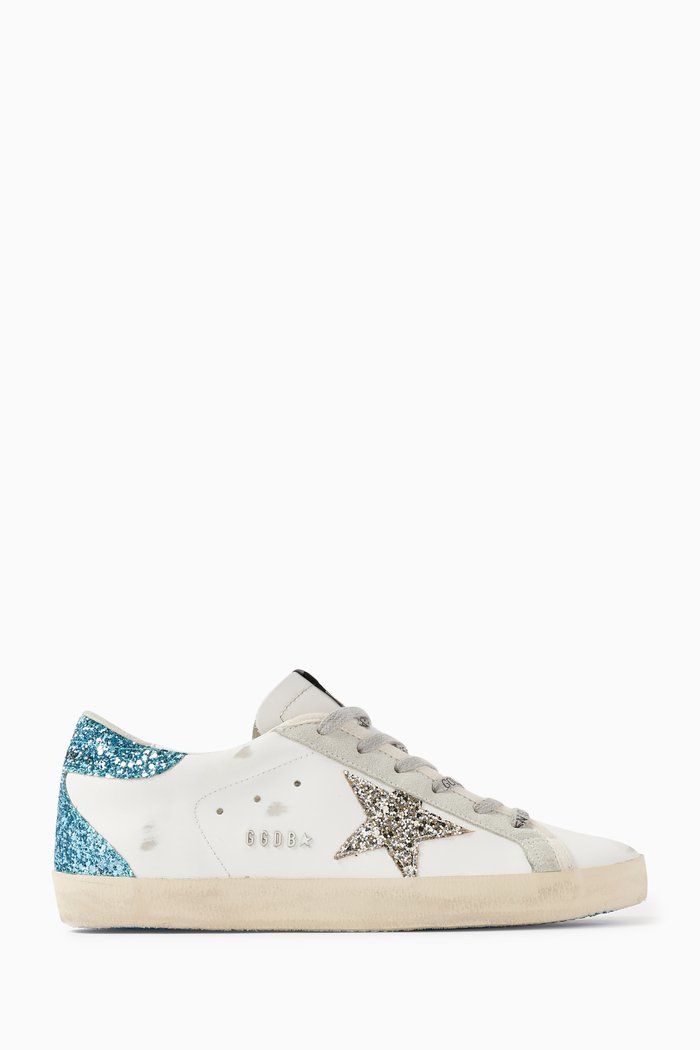 

Superstar Sneakers in Leather, Blue