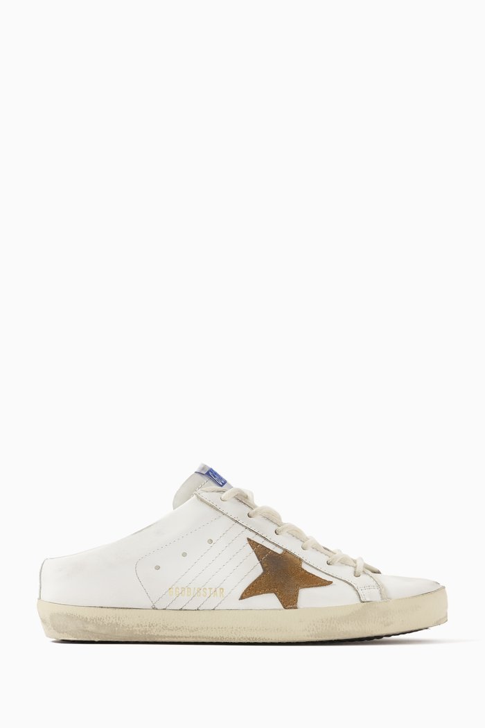 

Superstar Sabot Sneakers in Leather, White