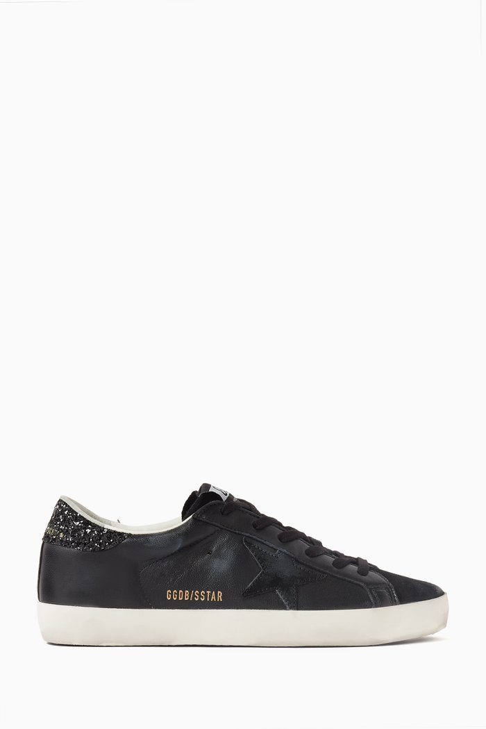 

Superstar Low-top Sneakers in Nappa Leather, Black