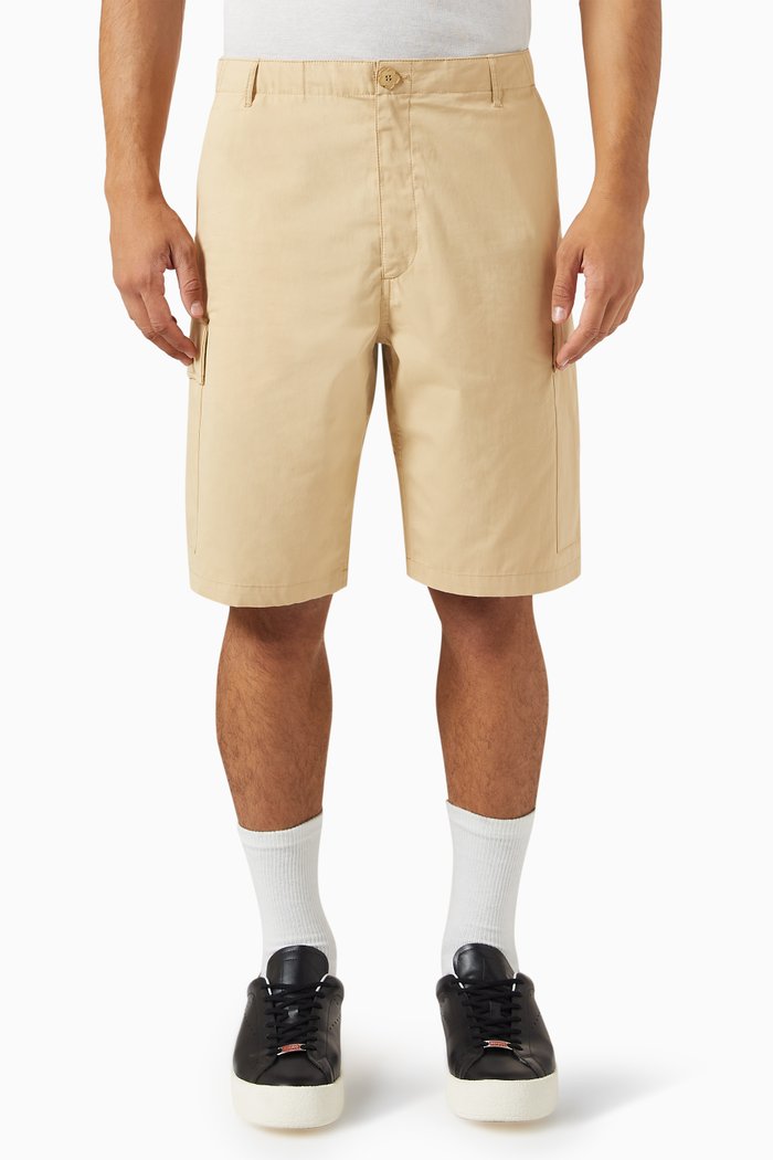 

Cargo Shorts in Cotton, Neutral