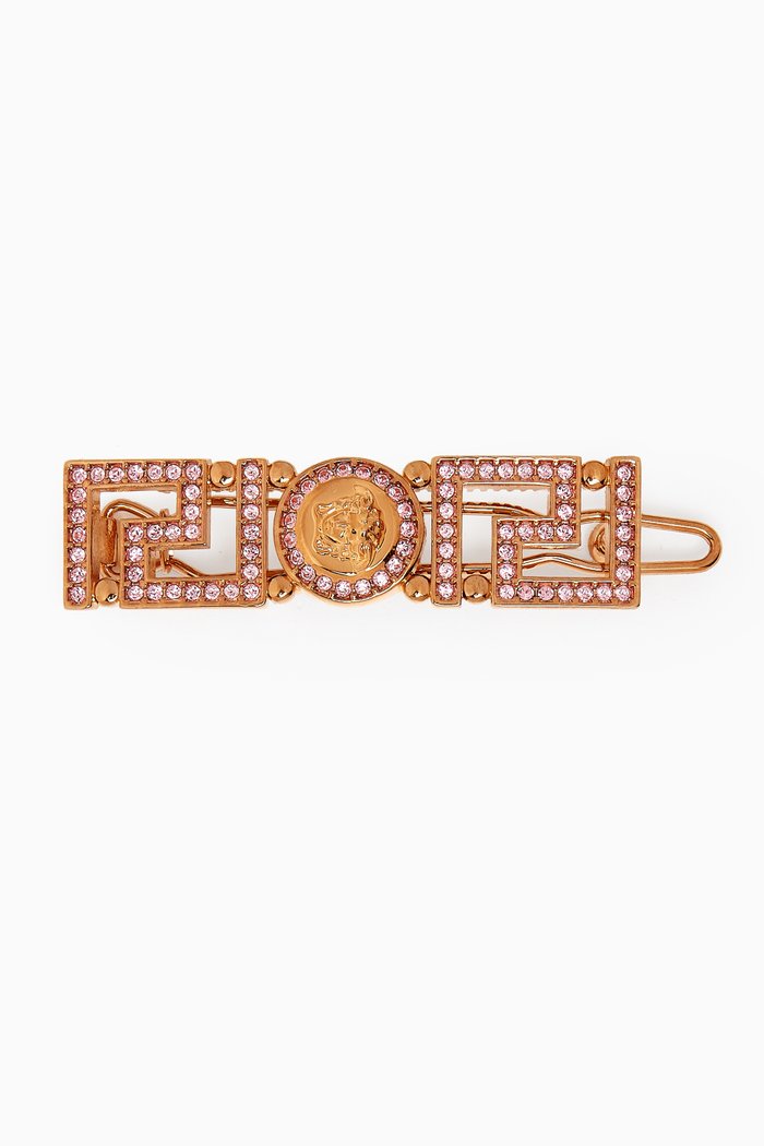 

Greca & Medusa Hair Clip, Multicolour