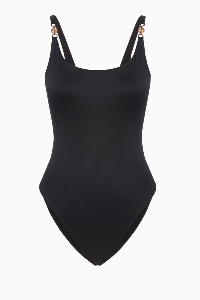 

Medusa Biggie One-piece Swimsuit, Black