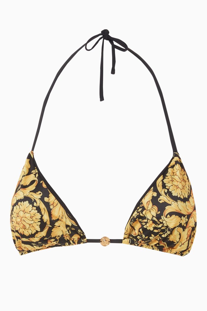 

Barocco-print Bikini Top, Multicolour