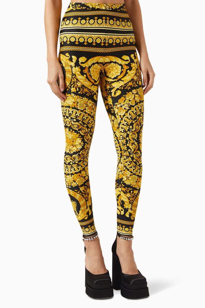 

Barocco-print Leggings, Multicolour