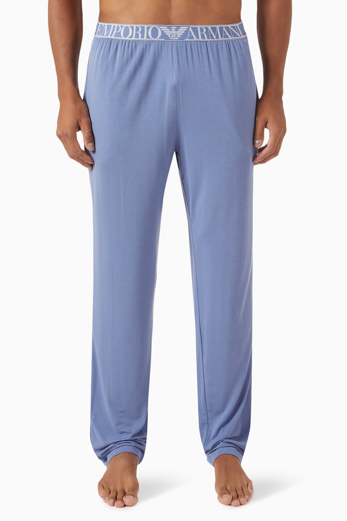 

T44 Lounge Pants in Cotton, Blue