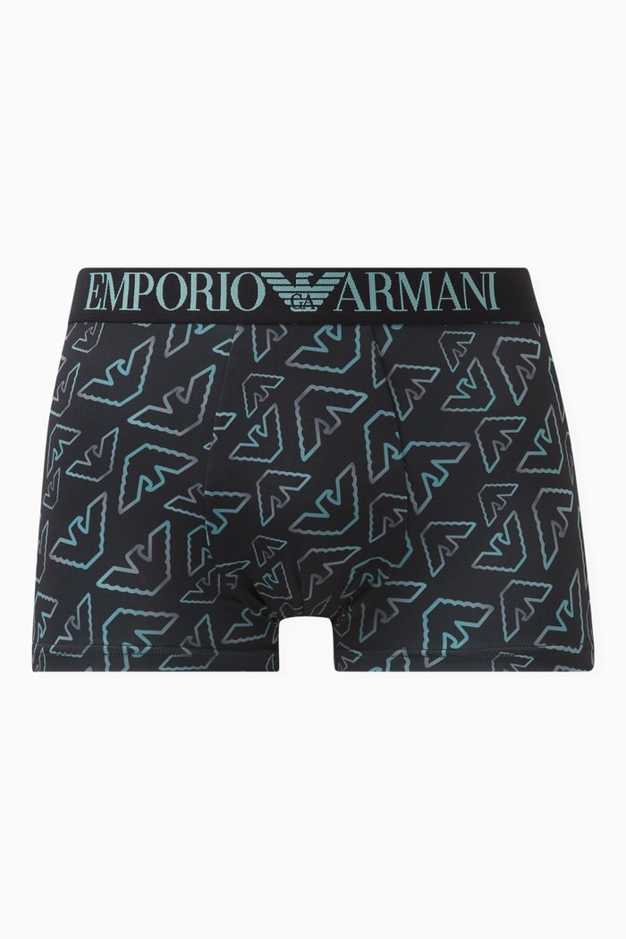 

T37 Boxers in Cotton Jersey, Black