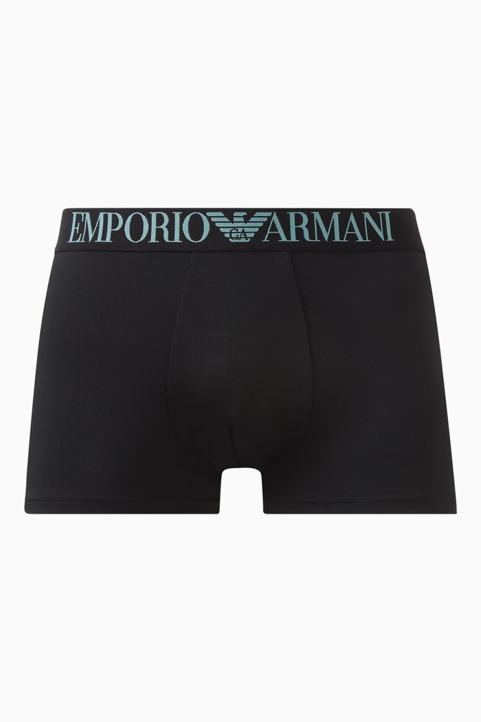 

T37 Boxers in Cotton Jersey, Black