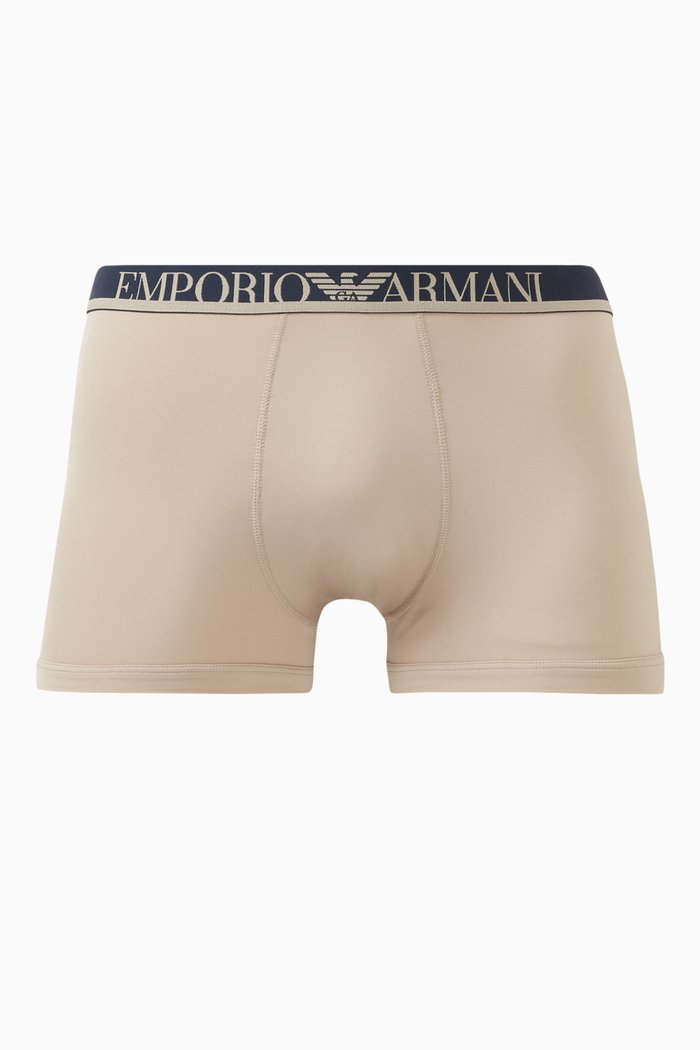 

Core Logo Boxer Briefs in Stretch-cotton, Neutral