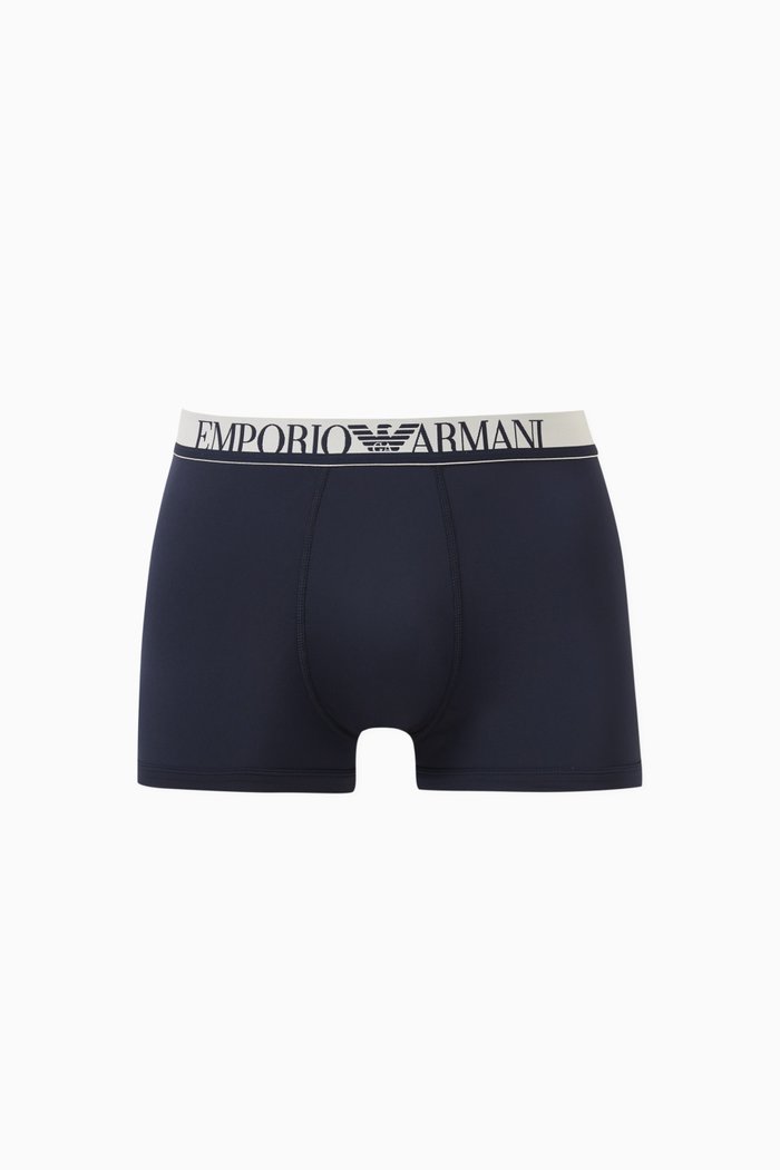 

Core Logo Boxer Briefs in Stretch-cotton, Blue