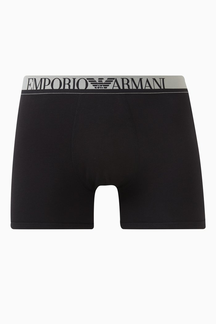

T37 Boxers in Cotton Jersey, Black