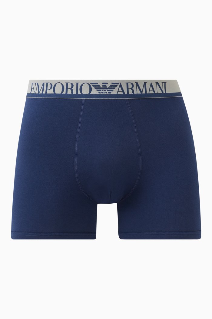 

T37 Boxers in Cotton Jersey, Blue