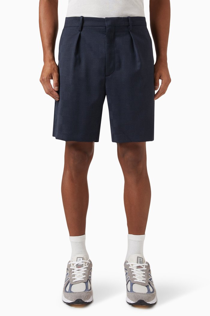 

Tropical Allen Shorts in Wool-suiting, Blue