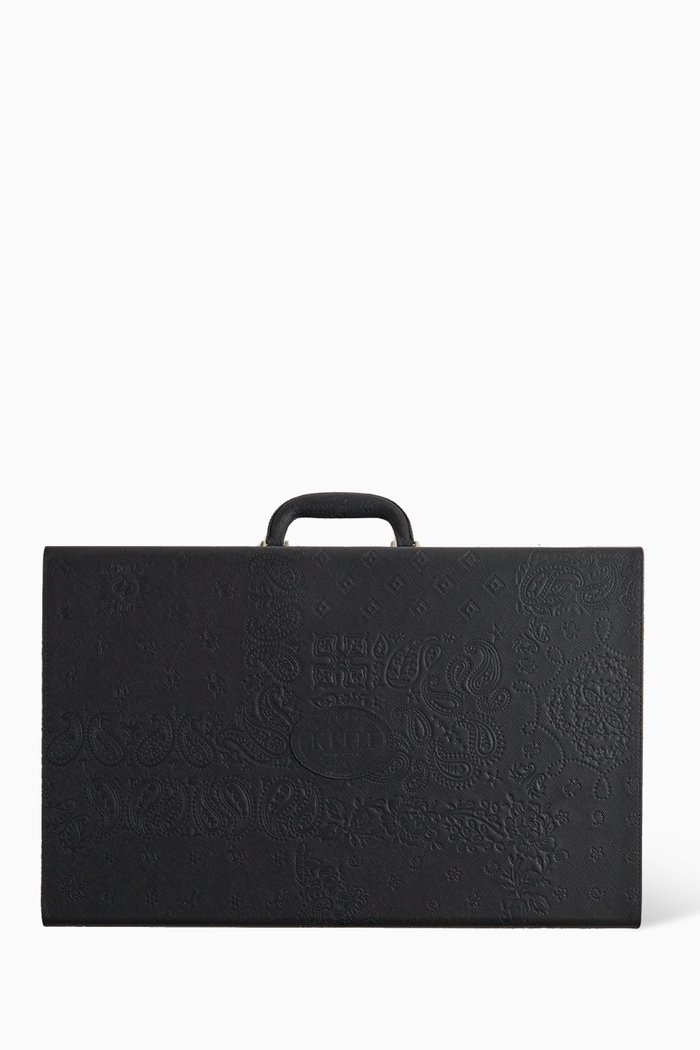 

Paisley Backgammon Board in Leather, Black