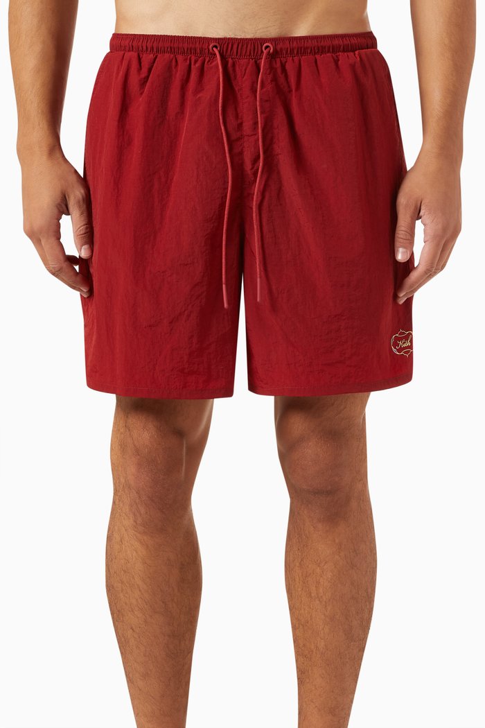 

Collins Swim Shorts in Nylon, Red