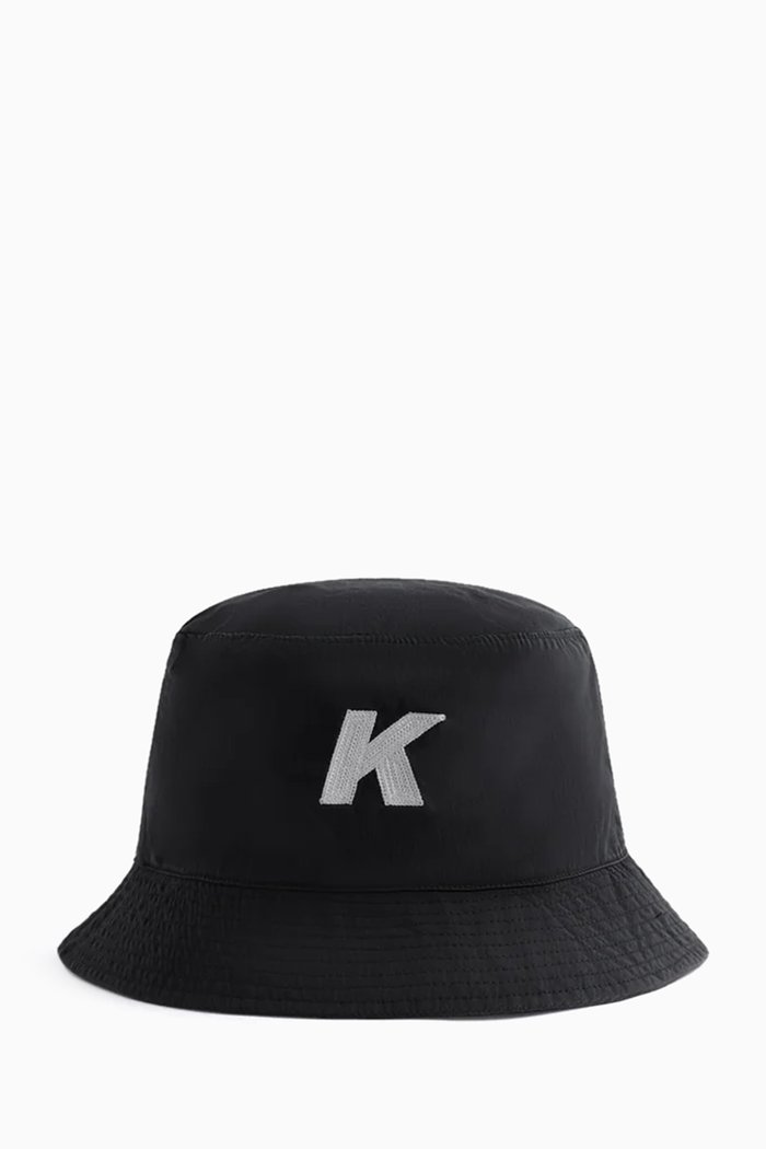 

Logo-embroidered Bucket Hat in Cotton-blend, Black