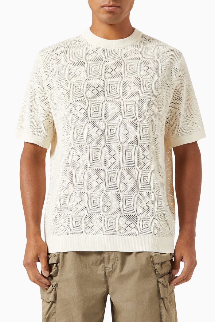 

Tilden Crochet T-shirt, Neutral