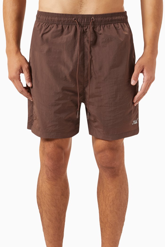 

Active Swim Shorts in Nylon, Brown