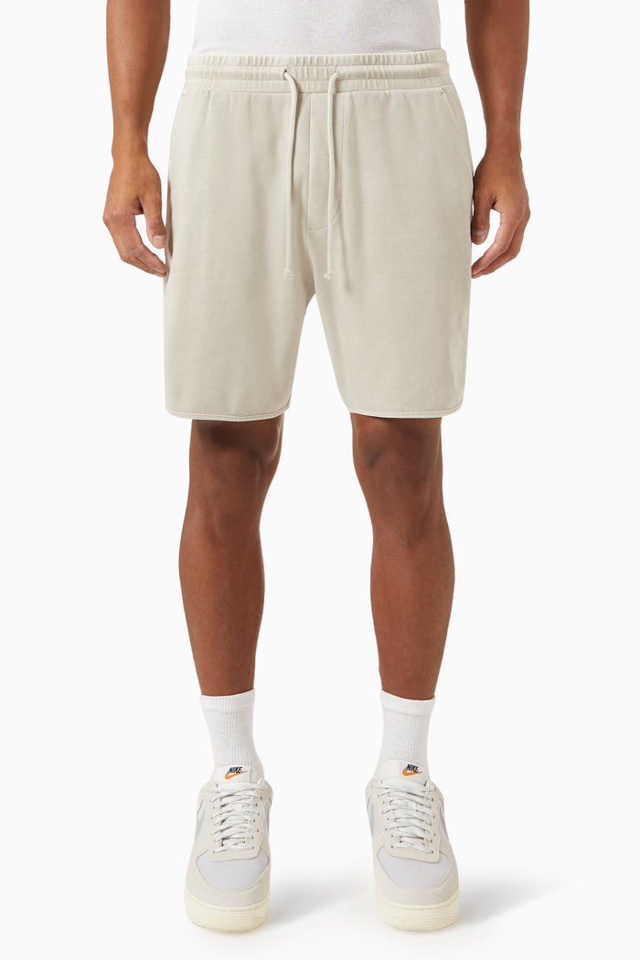 Crystal Wash Jordan Shorts in Cotton Interlock, Neutral
