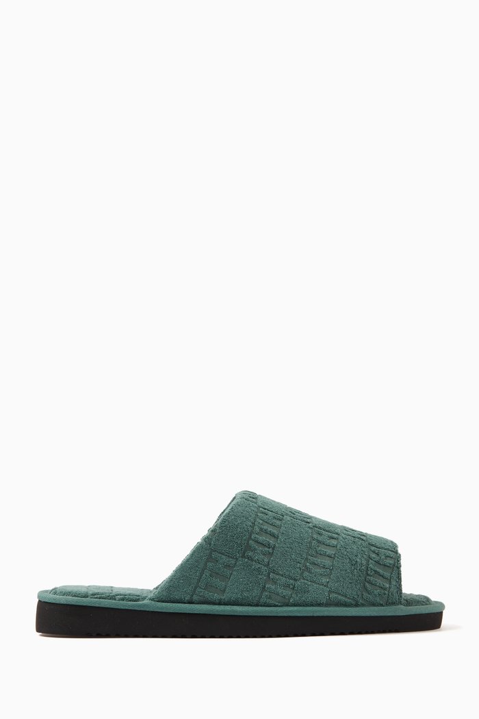 Logo Summer Slides in Terry, Green