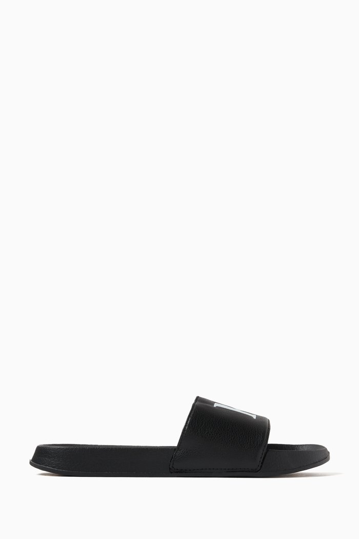 Serif Logo Slides, Black