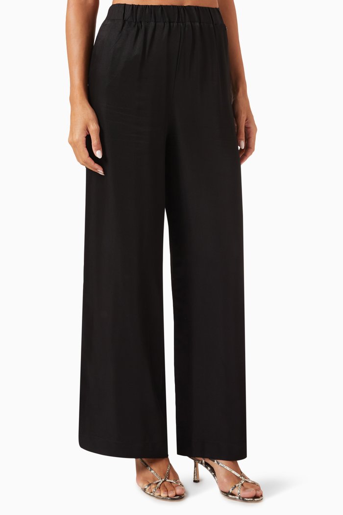 

Study Hall Print Pants, Black