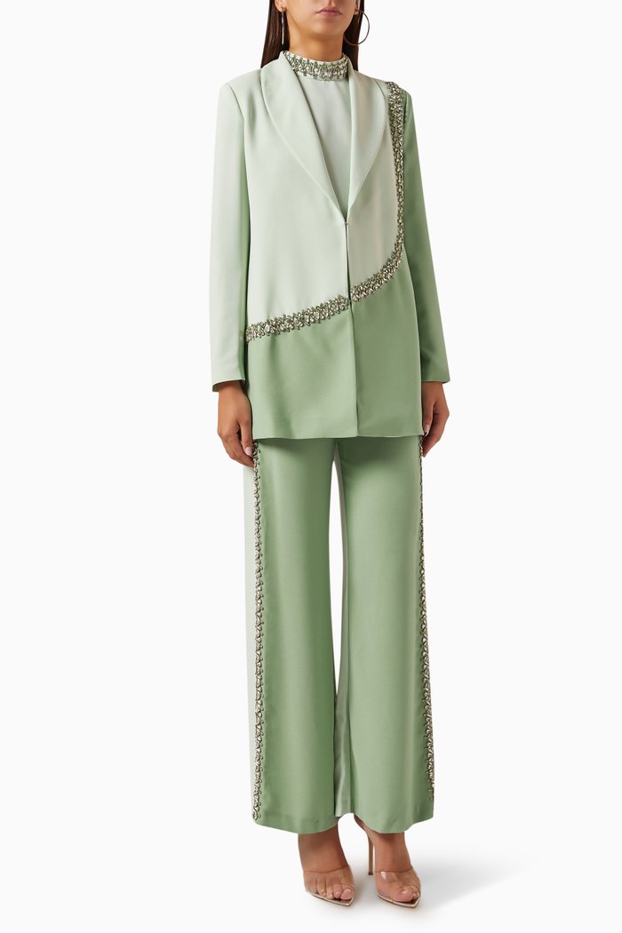

Bathilda Two-tone Set, Green
