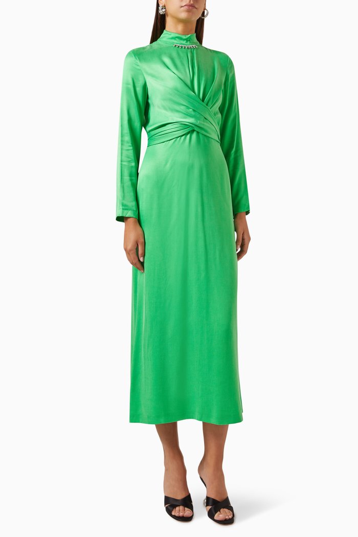 

Inpeza Twist Dress in Viscose-jersey, Green
