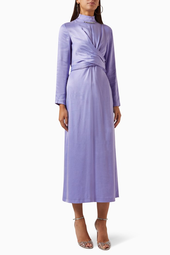 

Inpeza Twist Dress in Viscose-jersey, Purple