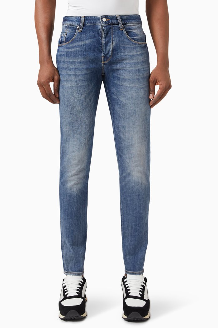 

J10 Skinny-fit Jeans in Denim Blend, Blue