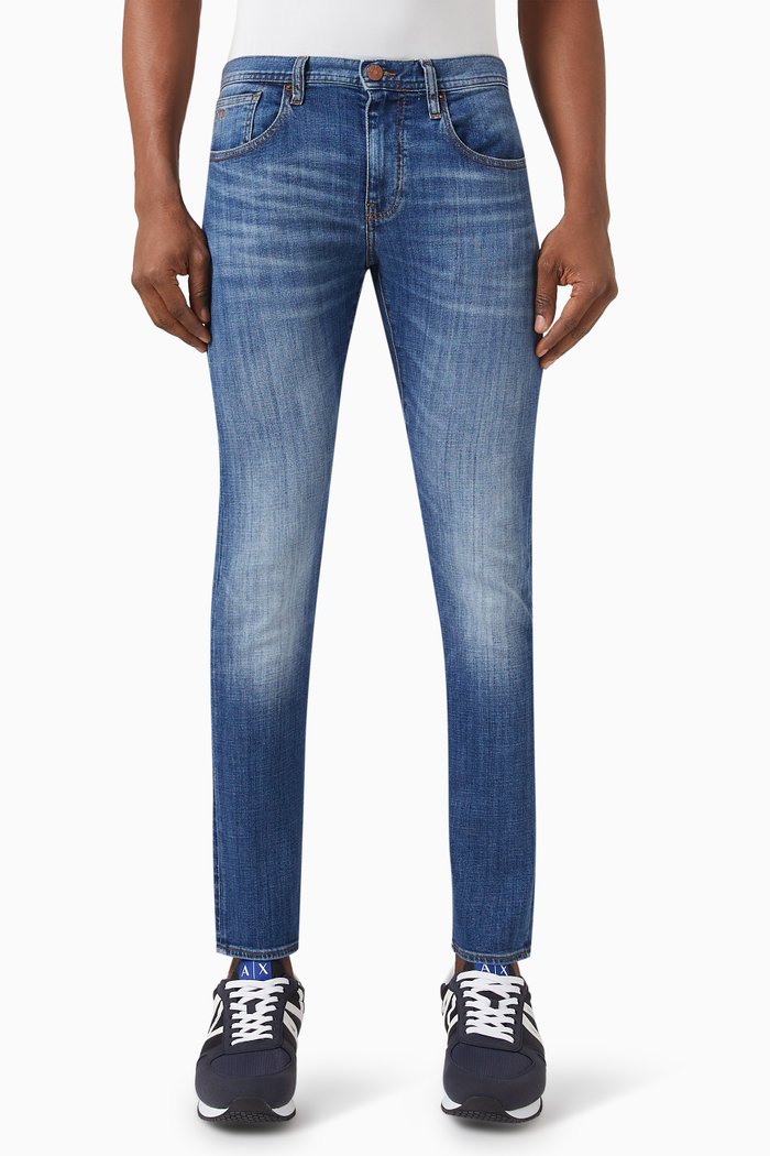 

J10 Skinny-fit Jeans in Denim Blend, Blue