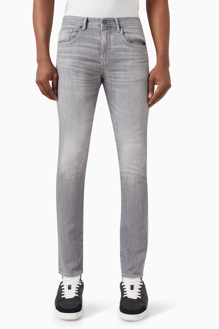 

J13 Slim-fit Jeans in Denim Stretch, Grey