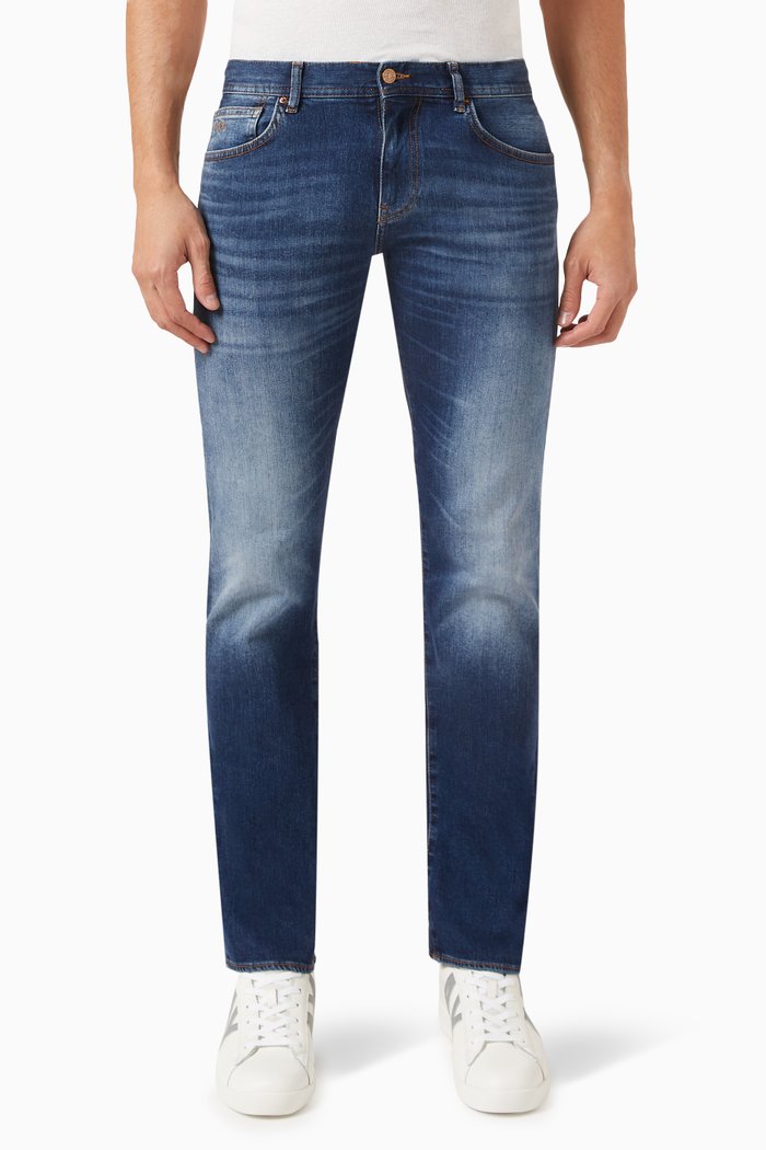 

J16 Straight-fit Jeans in Denim, Blue