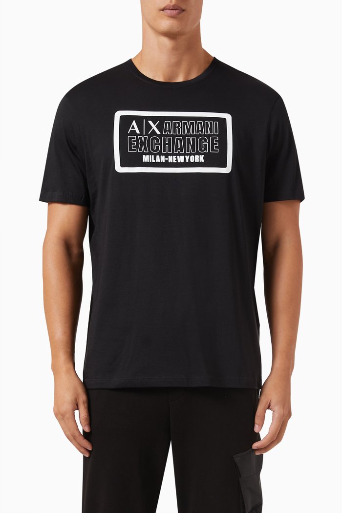 

Logo-print T-shirt in Cotton-jersey, Black