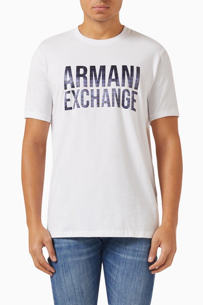 

Graphic Logo-print T-shirt in Cotton-jersey, White