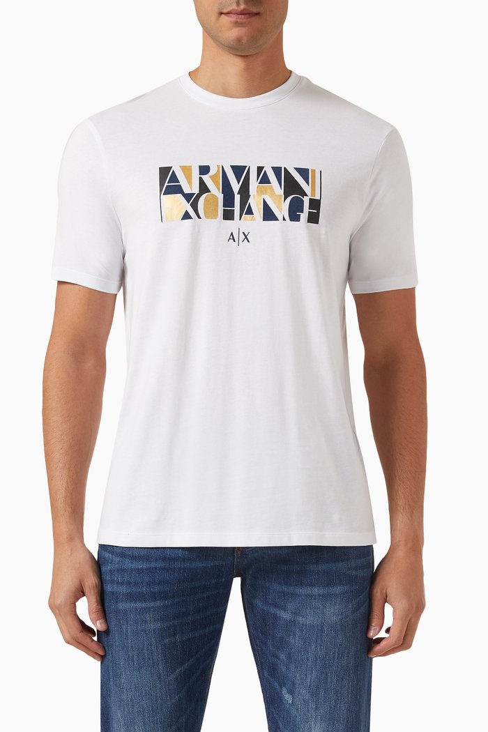 

Logo-print T-shirt in Cotton-jersey, White