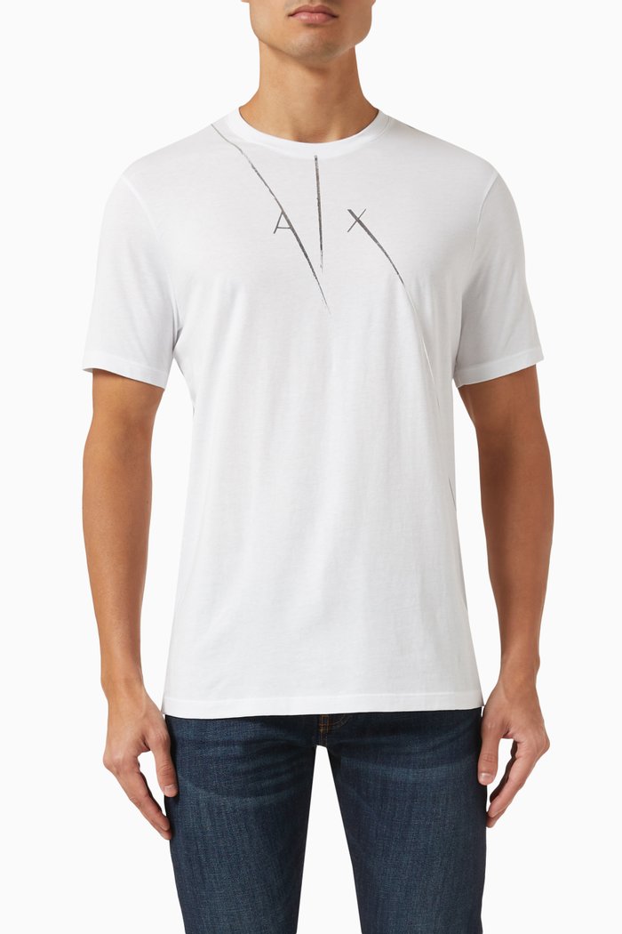 

Logo T-shirt in Cotton Jersey, White