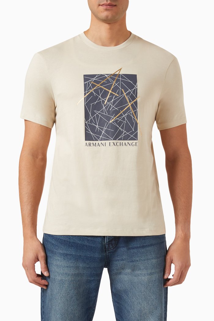 

Crewneck T-shirt in Cotton-jersey, Silver