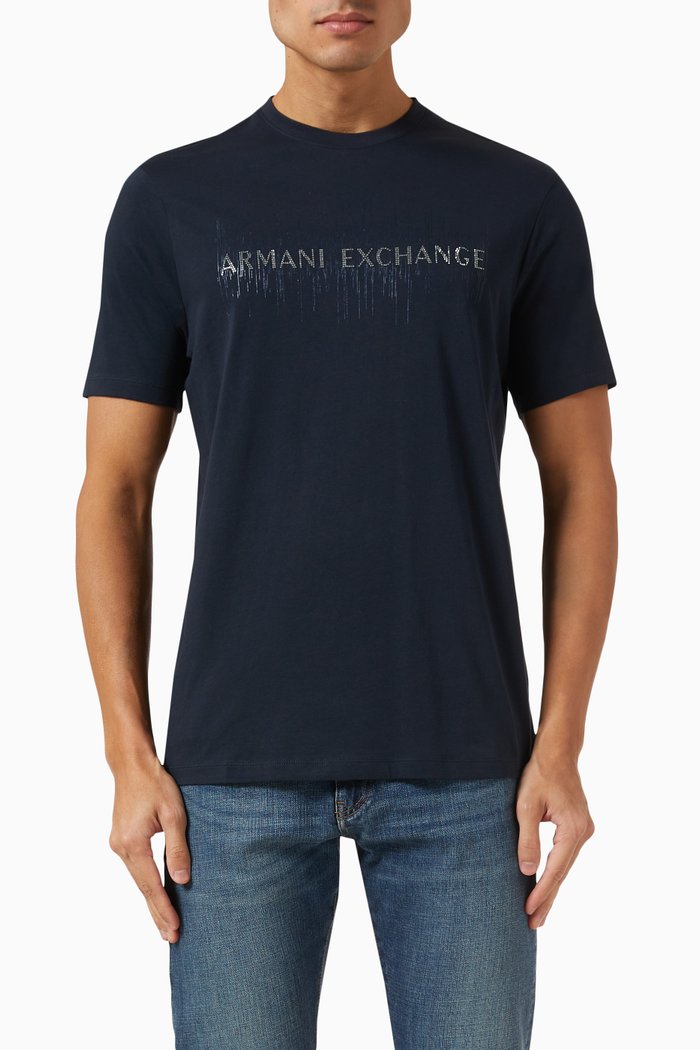 

Logo T-shirt in Cotton Jersey, Blue