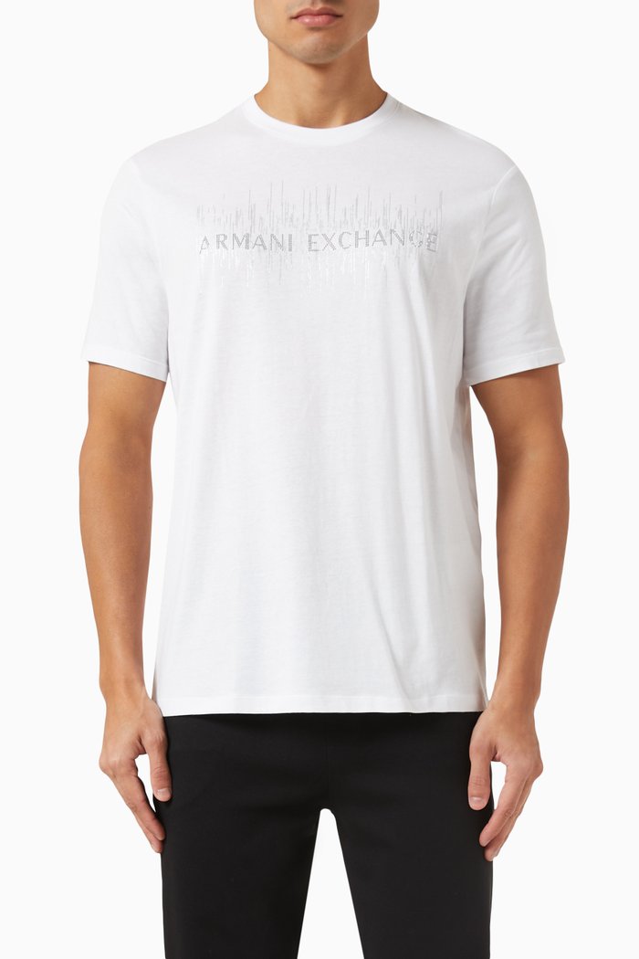 

Logo T-shirt in Cotton Jersey, White