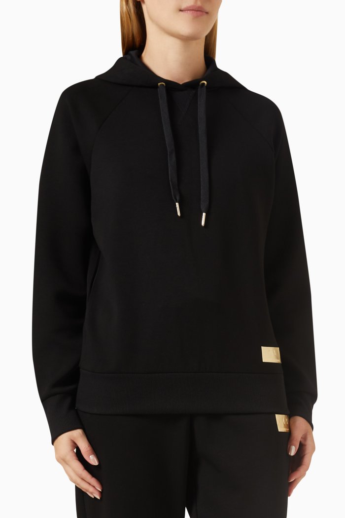 

Metal Logo Hoodie, Black