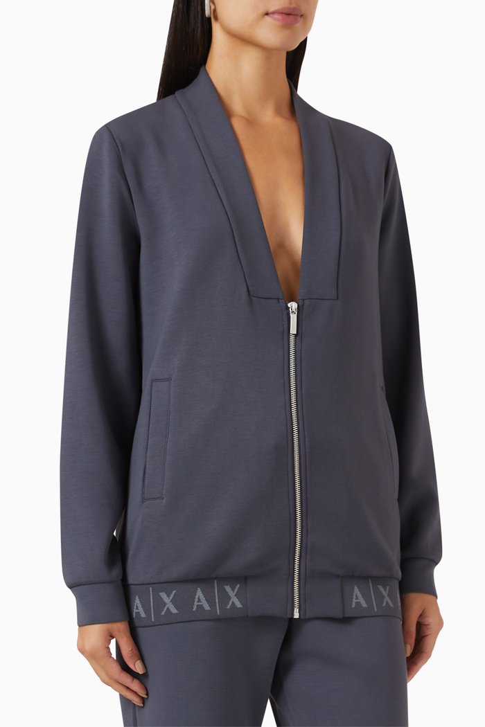 

Study Hall Logo Sweatshirt in Jersey, Grey